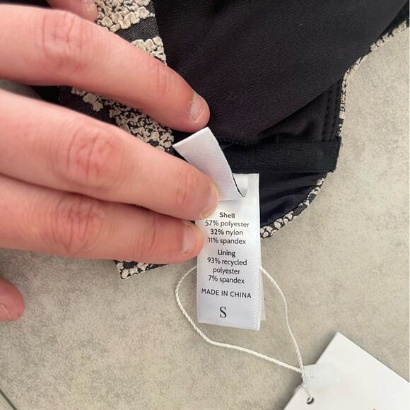 NWT Andie Swim Sicily Top Snakeskin Textured Small Underwire Cups Bikini Bra - Picture 7 of 10